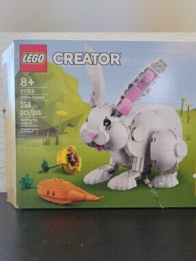 LEGO Creator 3-in-1 White Rabbit 31133 Cockatoo Parrot Or White Seal